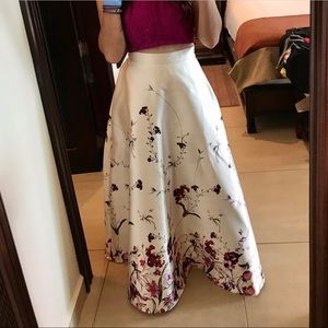 Serenity Floral Printed Maxi Skirt | Sz. M